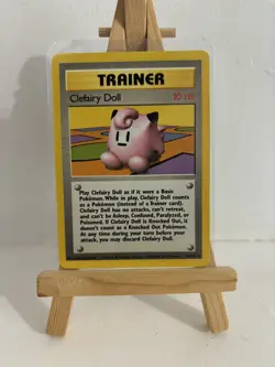 Clefairy Doll Trainer Pokemon Base Set 70/102 Rare Near Mint - Image 1