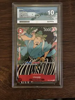 Usopp OP01-004 - 1st Anniversary Premium Bandai Promo One Piece ACE 10 - Image 1