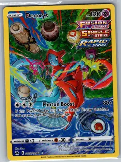 Deoxys GG12/GG70 SWSH: Crown Zenith: Galarian Gallery - Pokemon Card - NM - Image 1