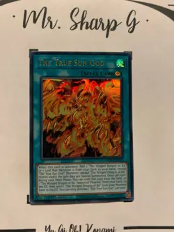 THE TRUE SUN GOD - 1st EDITION MP22-EN275 ENGLISH Yu-Gi-Oh! CARD ULTRA RARE *PV - Image 4