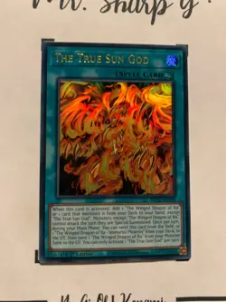 THE TRUE SUN GOD - 1st EDITION MP22-EN275 ENGLISH Yu-Gi-Oh! CARD ULTRA RARE *PV - Image 5