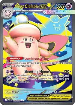 Mega Clefable ex - 103/088 - Ultra Rare - Perfect Order - Pokemon Card - NM/M - Image 1