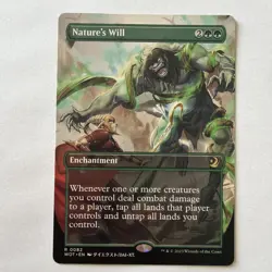 Nature's Will R0082 Rare WOT NM MTG Wilds of Eldraine - Image 1