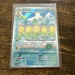 Sunflora 169/167 Illustration Rare Twilight Masquerade Pokemon Card Near Mint - Image 1