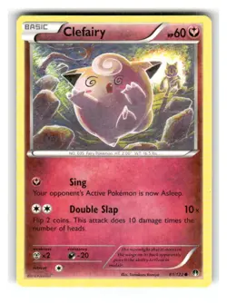 Clefairy 81/122 Common BREAKpoint Pokemon Lightly Played - Image 1