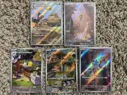 Pokemon TCG Japanese 5 Card Illustration Rare Lot MINTY - Image 1