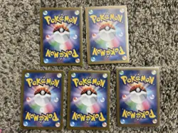 Pokemon TCG Japanese 5 Card Illustration Rare Lot MINTY - Image 2
