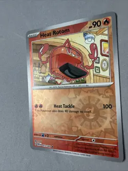 Pokemon TCG * SV Paldean Fates * 13/91 Heat Rotom REVERSE HOLO Rare * FRESH PK - Image 2
