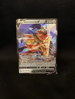 2022 Near Mint Pokemon Zamazenta V 105/172 Sword & Shield Brilliant Stars - Image 1