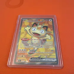 Meowth ex 107/088 Ultra Rare Full Art Holo Perfect Order Pokemon Near Mint EN - Image 1