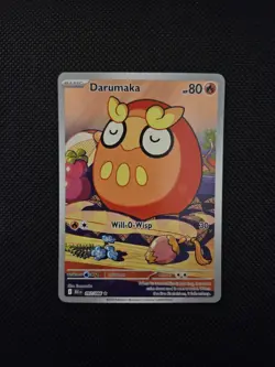 Darumaka 097/086 Pokemon TCG Black Bolt NM / M Illustration Rare IR - Image 1