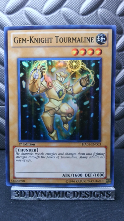| Yugioh Gem-Knight Tourmaline HA05-EN003 1st Super Hidden Arsenal PL 🔥 | - Image 1
