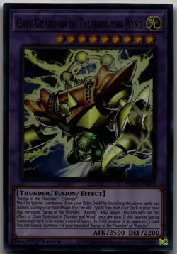 Gate Guardian of Thunder and Wind Super Rare Maze of Memories MAZE-EN004 LP - Image 1