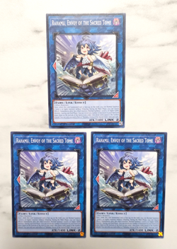 3x Rahamu, Envoy of the Sacred Tome 1st Edition Common BLZD-EN051 Yu-Gi-Oh! NM. - Image 1