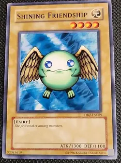 Shining Friendship DB2-EN089 Common Unlimited Edition YuGiOh - Image 1