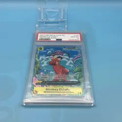 One Piece CCG Monkey D. Luffy Treasure Rare Foil OP07-109 PSA 10 (EN) - Image 3