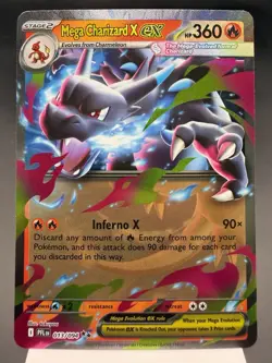 Mega Charizard X ex 013/094 - Ultra Rare - Phantasmal Flames Pokemon Card MINT - Image 1