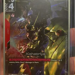 Bandai Gundam Kshatriya G001-044 LR+ EN Unit Card Cost 4 - Illus. Naoki Morita - Image 1