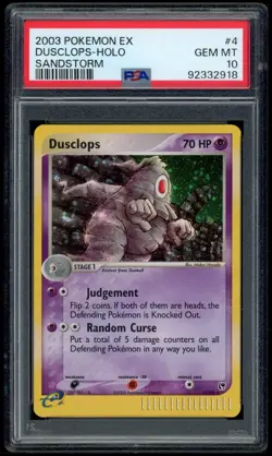 Dusclops 4/100 - Ex Sandstorm - Holo - LOW POP - PSA 10 - Pokemon Card - Image 1