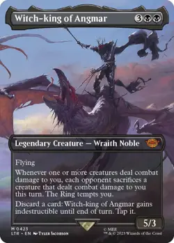 MTG The Lord of the Rings - Witch-King of Angmar (Borderless) - Image 1