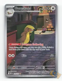 Pokemon TCG - Gumshoos 153/132 Near Mint Illustration Rare Mega Evolution - Image 1