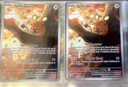 Pokemon TCG Near Mint Perfect Order Dedenne 93/88 Illustration Rare x1 left - Image 1