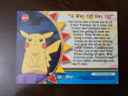MP! A Way Off Day Off #OR15 Pokemon 2000 Topps TV Episode - Orange Islands - Image 2