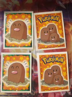 Diglett + Dugtrio #50, 51 1999 Merlin Pokemon Set of 2 Stickers(not 4) LP-NM - Image 1