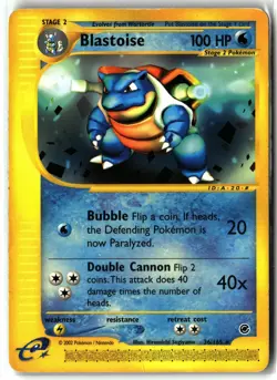 Blastoise ⭐ 36/165 Rare Expedition Base Set 2002 Pokemon NM/LP - Image 1