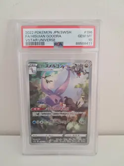 Hisuian Goodra 196/172 PSA 10 Pristine 2022 Art Rare Holo Vstar Universe Pokemon - Image 1