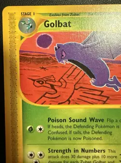 Pokemon Golbat 60/144 Non Holo Skyridge E Series NM - Image 2