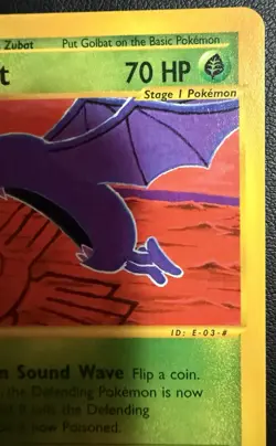 Pokemon Golbat 60/144 Non Holo Skyridge E Series NM - Image 3
