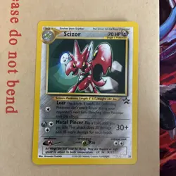 Scizor 33 Pokemon WOTC Black Star Promo - Near Mint NM (fast dispatch) - Image 2