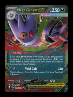 MEGA GENGAR EX DOUBLE RARE 056/094 NM POKEMON - Image 1