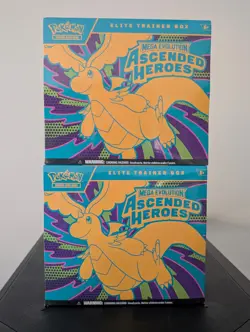 Pokemon TCG Ascended Heroes ETB Elite Trainer Box - Lot Of 2 - Factory Sealed! - Image 1