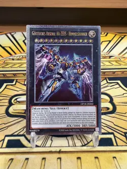 Yugioh Gottliches Arsenal AA-ZEUS - Himmelsdonner OP18-DE002 Ultimate Rare - Image 1
