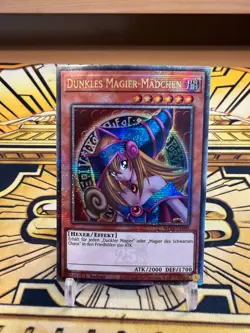 Yugioh Dunkles Magier-Madchen Quarter Century Secret Rare MP24-DE009 - Image 1