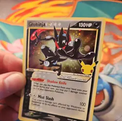 Pokemon Greninja Black Star Holo Promo Card SWSH144 25th Anniversary TCG 1 - Image 4