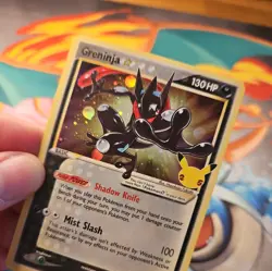 Pokemon Greninja Black Star Holo Promo Card SWSH144 25th Anniversary TCG 1 - Image 5