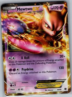 Mewtwo EX 54/113 Legendary Treasures - Pokemon Card - NM - Image 1