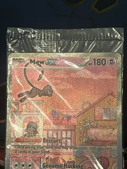 Pokemon TCG Mew EX 053 Holo Black Star Promo Scarlet & Violet 151 Card Sealed - Image 1