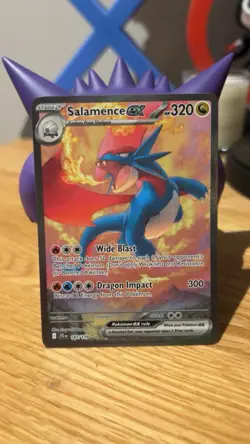 Pokemon TCG Salamence EX Full Art Card Journey Together 187/159 NM-Mint - Image 1