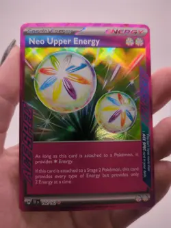 Neo Upper Energy 162/162 ACE SPEC Pokemon Temporal Forces Hyper Rare - Image 1