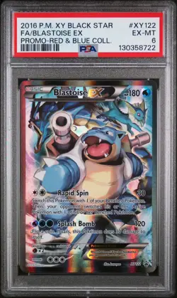 Blastoise EX - XY122 - PSA 6 - Black Star Promo 2016 - English - Pokemon TCG - Image 1