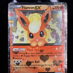 Flareon EX RC6-32 Generations: Radiant Collection Holo Pokemon Card - Image 4