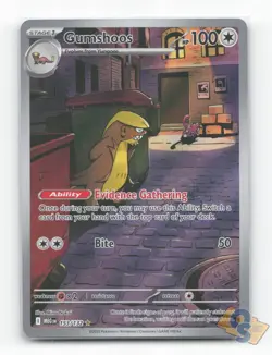 Pokemon TCG - Gumshoos 153/132 Near Mint Illustration Rare Mega Evolution - Image 1