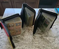 Pokemon Binder Lot, 3 Binders Totals 570 Cards-Older! See Description - Image 1