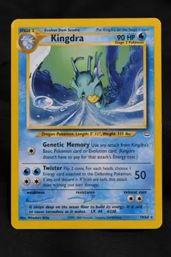 Kingdra 19/64 LP Neo Revelation Regular Rare Unlimited Pokemon TCG Card - Image 1