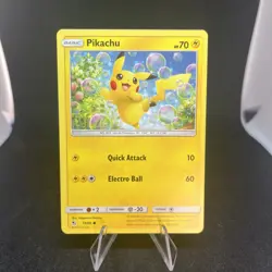 Pikachu 19/68 Common Hidden Fates Pokemon Card NM/M - Image 1