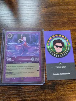 Elsa - The Fifth Spirit Disney Lorcana Promo Cards Holo - Image 1